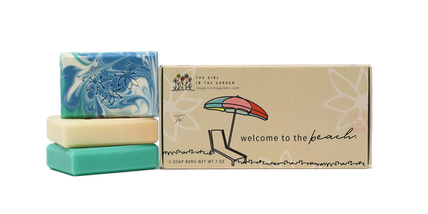 3 Bar Hand Soap Set - Welcome to the Beach
