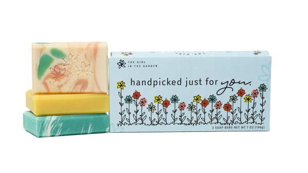 3 Bar Hand Soap Set - handpicked just for you - Light Blue