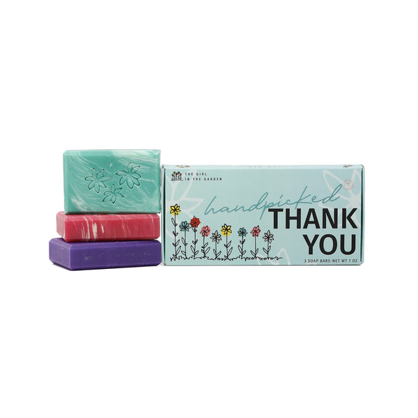 3 Bar Hand Soap Set - Thank You Green