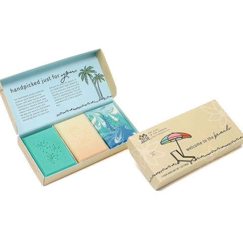3 Bar Hand Soap Set - Welcome to the Beach